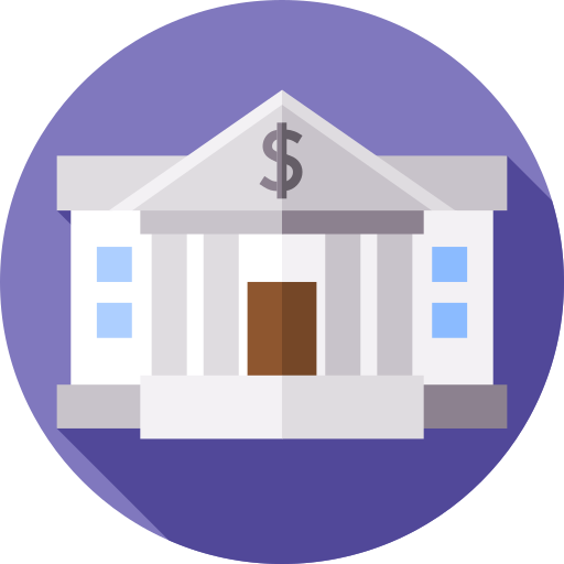 illustration of a bank